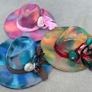 Hand painted Gypsy Hat